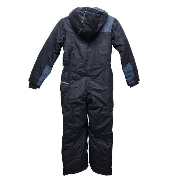 Arctix Kids Black Gray Insulated Snow Suit Hood Tag Size S (8) Warm Winter - Picture 2 of 8